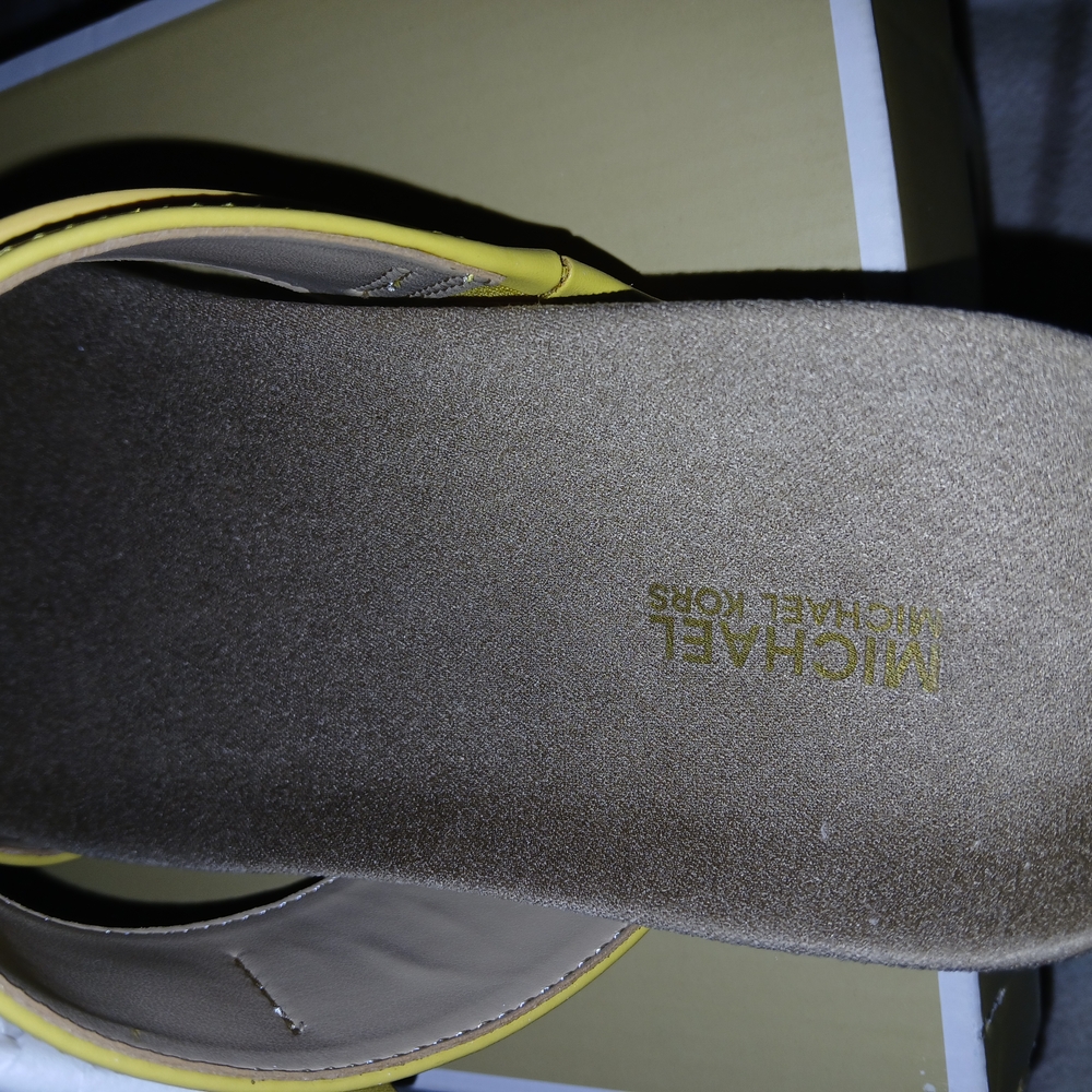 Michael Kors Yellow Women's Sandals - Picture 5 of 6
